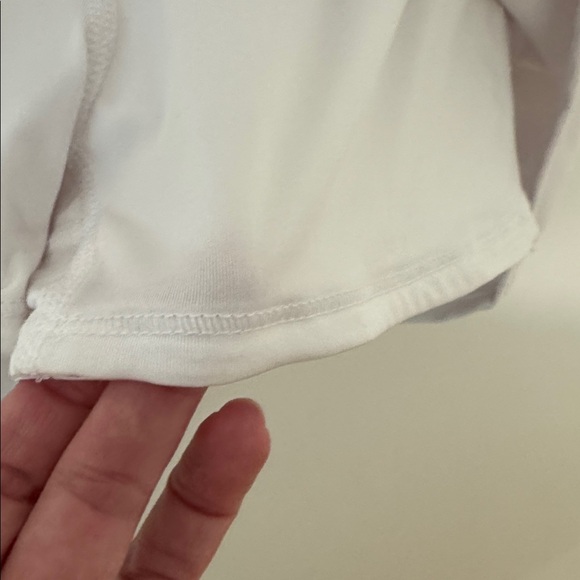 Tommy Bahama White Tennis Skirt with Green Stripe - Picture 3 of 6